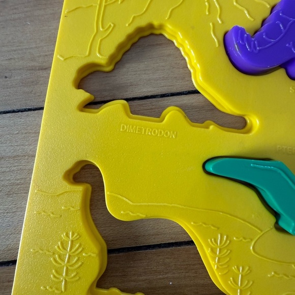 Discovery Toys PLACE & TRACE Stencil Puzzle Set 1990 Complete 3 Trays 18 Objects - Picture 12 of 12